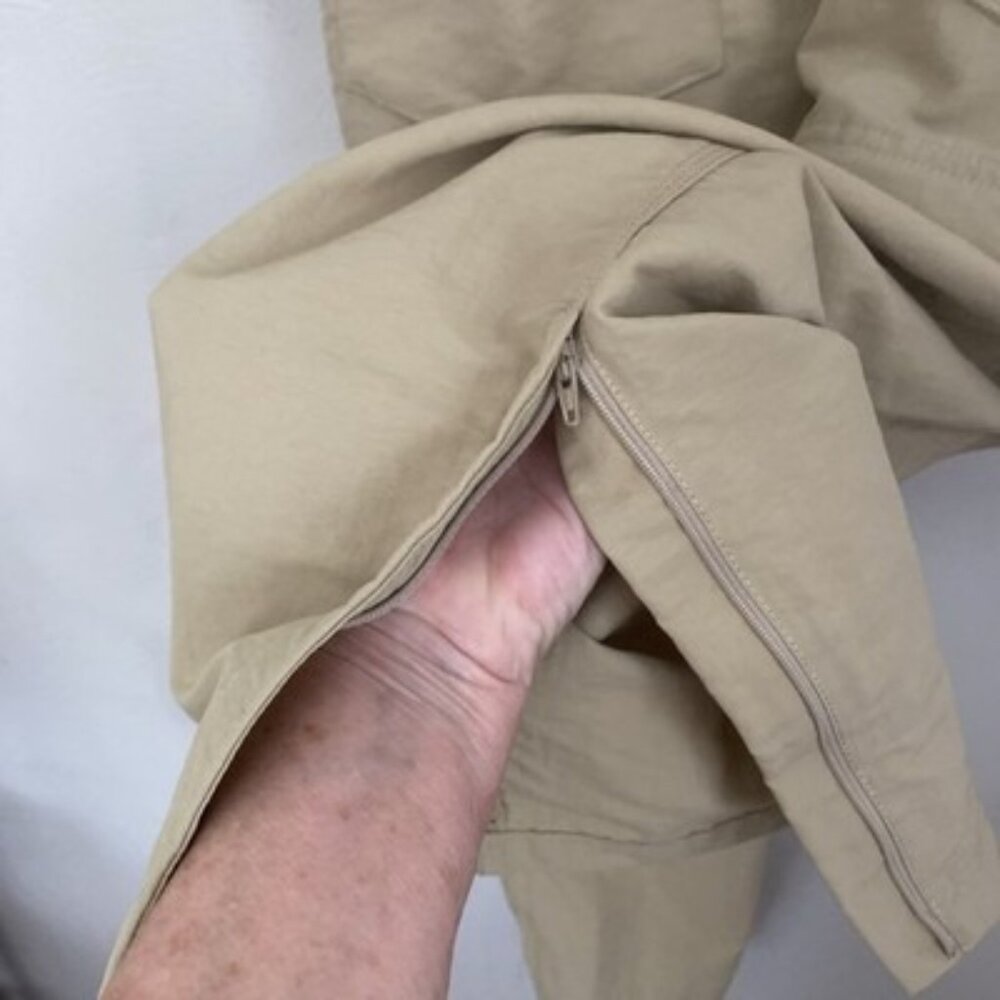 The North Face Convertible Cargo Hiking Belted Pants Tan Size 32 Inseam 31 - Picture 5 of 16
